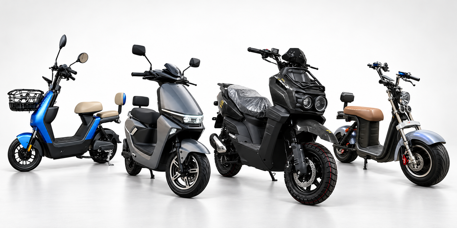 Modelos mais vendidos Voltzmob: T2, A4, R13 e Ag11 Tank